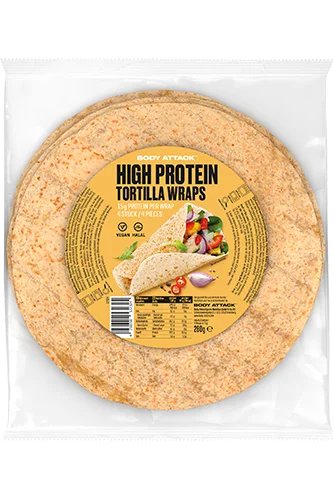 Alimente proteice | Lipii/tortilla proteica 280g, Body Attack, 15g proteina per lipie 0