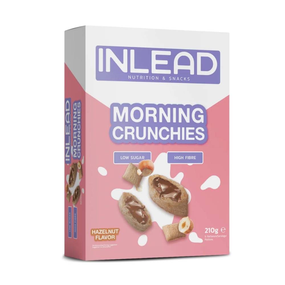 Black Friday - Reduceri Morning Crunchies, 210g, Inlead, Cereale pentru mic dejun Hazelnut Promotie 1