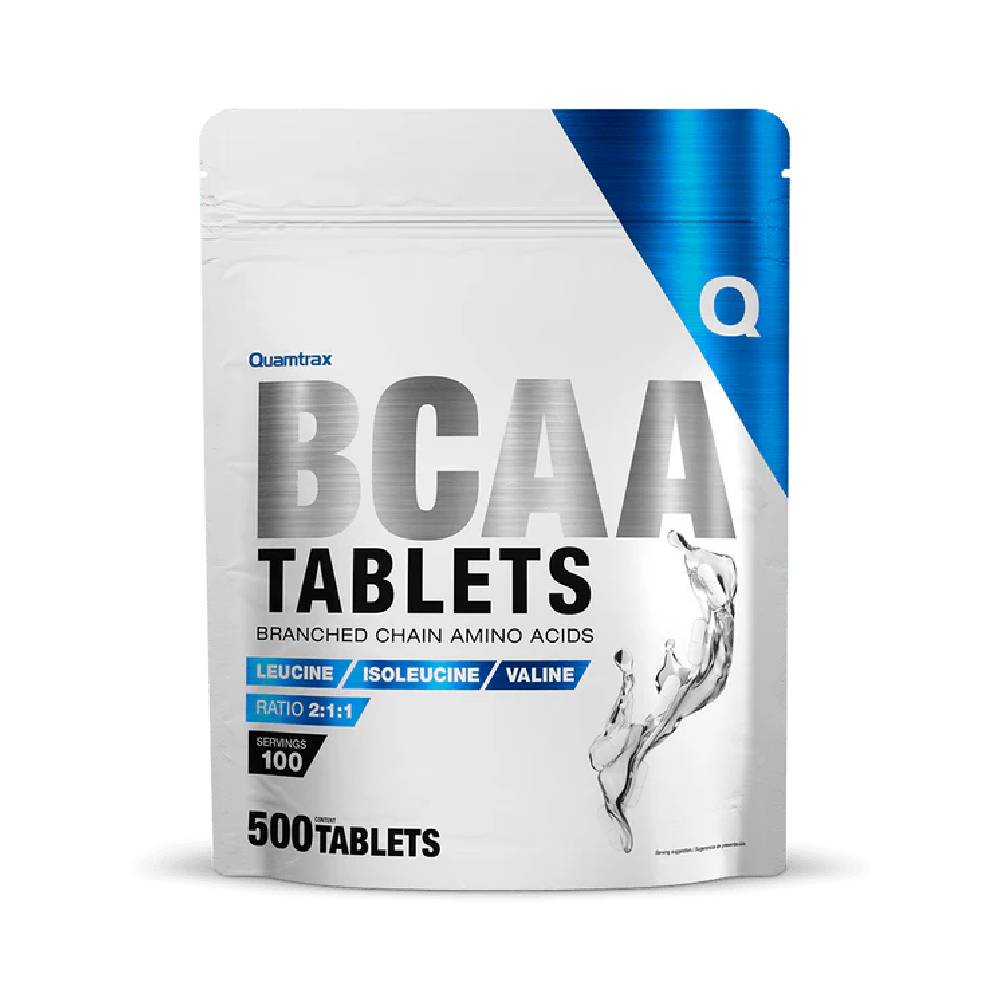 BCAA | BCAA Tablets, 500 tablete, Quamtrax, Aminoacizi pentru refacere 0