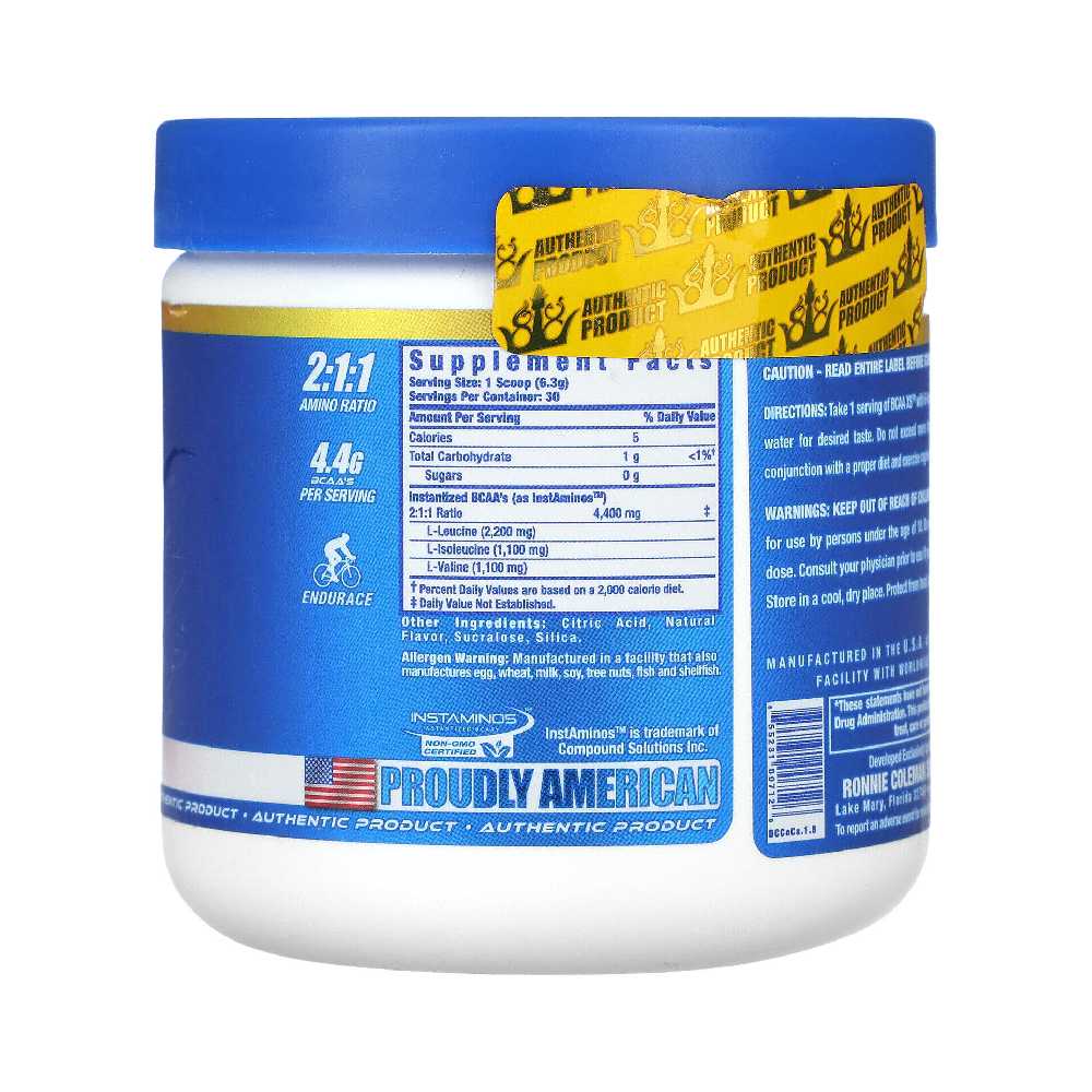 Black Friday - Reduceri BCAA XS 2:1:1, pudra, 183g, Ronnie Coleman, Aminoacizi pentru recuperare Lemonade Promotie 2