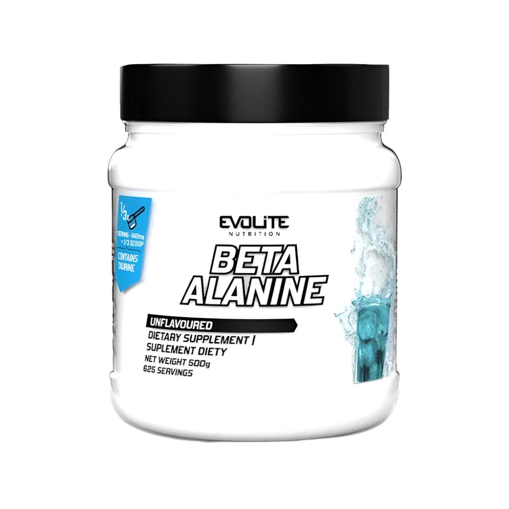 Aminoacizi Beta Alanina pudra, 500g, Evolite Nutrition, Supliment alimentar pentru anduranta Unflavoured 1