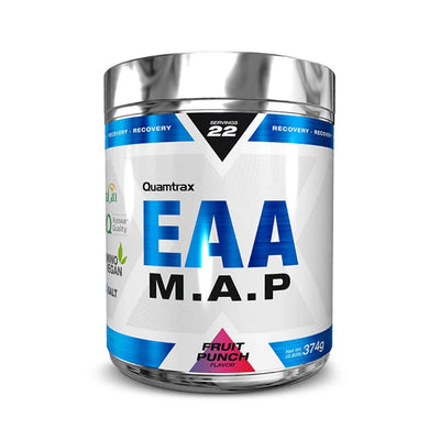 EAA | EAA M.A.P. pudra, 374g, Quamtrax, Supliment alimentar aminoacizi pentru refacere 0