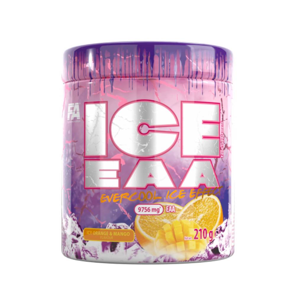 Black Friday - Reduceri Ice EAA pudra, 210g, Fitness Authority, Aminoacizi esentiali Icy Orange Mango Promotie 1