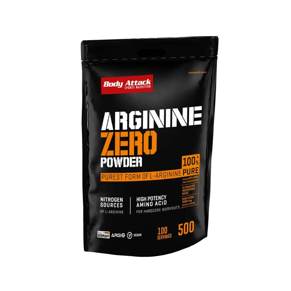 Arginina Arginina Zero pudra, 500g, Body Attack, Oxid nitric 1