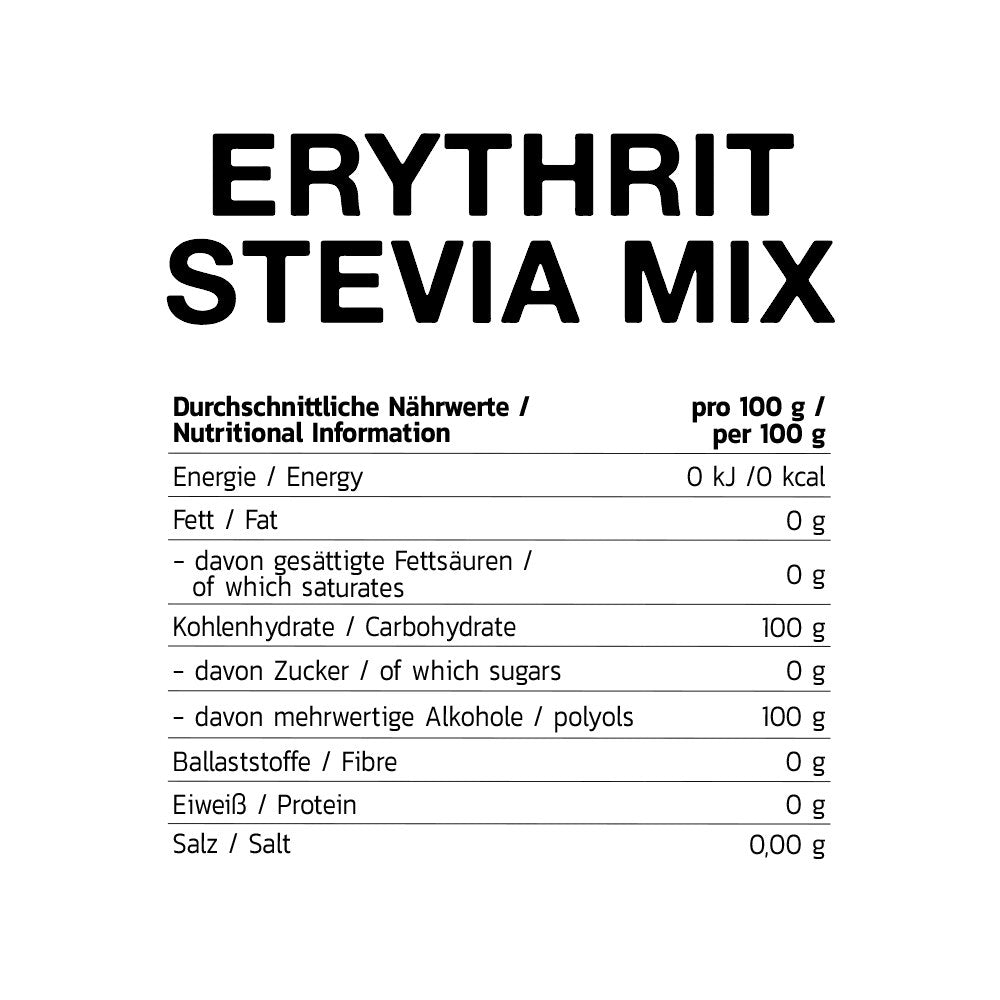 Arome & Indulcitori | Erythrit Stevia Mix, 1kg, Inlead, Indulcitor pe baza de eritritol si stevie 1