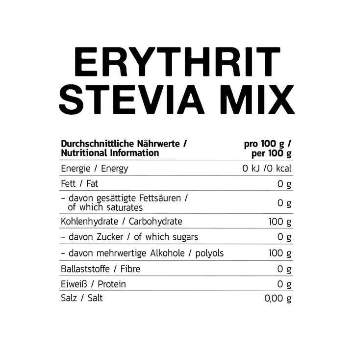 Arome & Indulcitori | Erythrit Stevia Mix, 1kg, Inlead, Indulcitor pe baza de eritritol si stevie 1