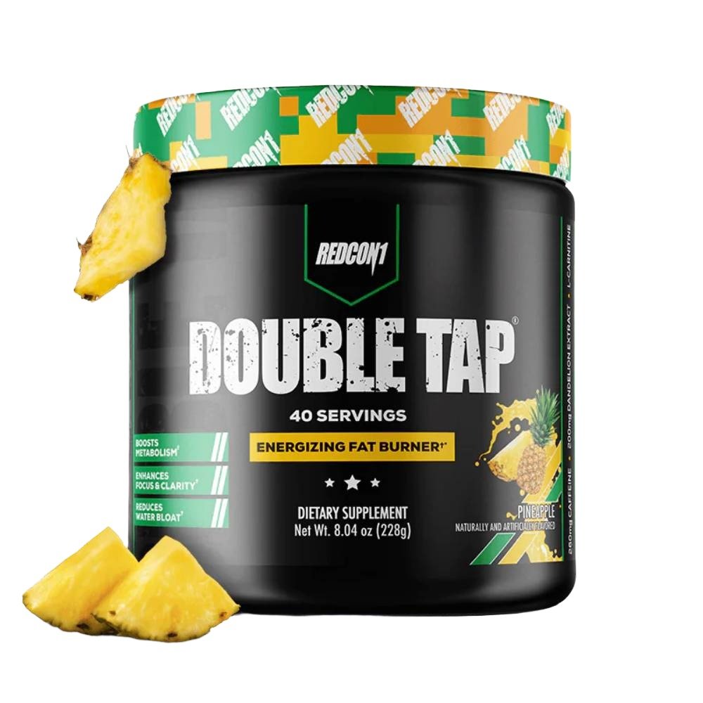 Black Friday - Reduceri Double Tap pudra, 232g, Redcon1, Arzator grasimi Pineapple Promotie 1