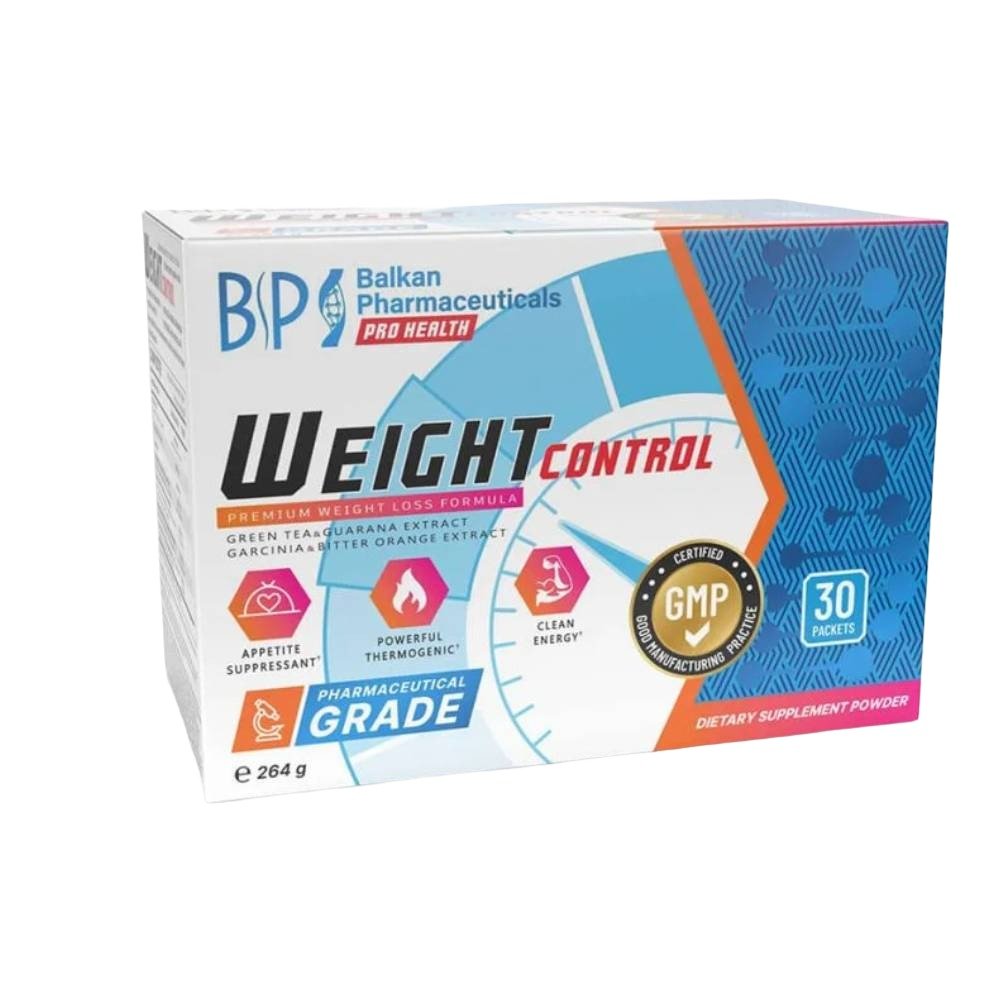 Black Friday - Reduceri Weight Control 30 plicuri (264g), Balkan Pharmaceuticals, Arzator grasimi Apple Promotie 1