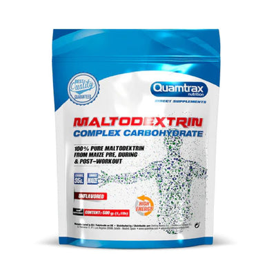 Carbohidrati | Maltodextrina, pudra, 500g, Quamtrax, Carbohidrati pentru energie 0