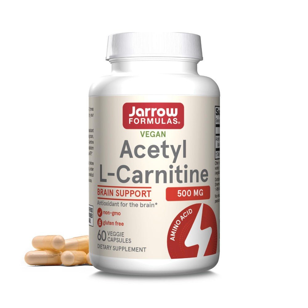 Jarrow Formulas | Acetil l-carnitina, 60 capsule, Jarrow Formulas, Supliment alimentar pentru scadere in greutate 0