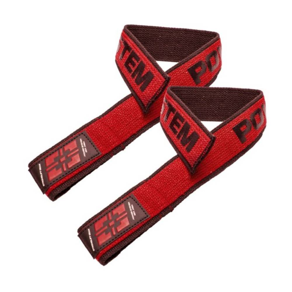 Black Friday - Reduceri Duplex Lifting Straps PS 3401, Power System, Curele de ridicare Black/Red Promotie 2