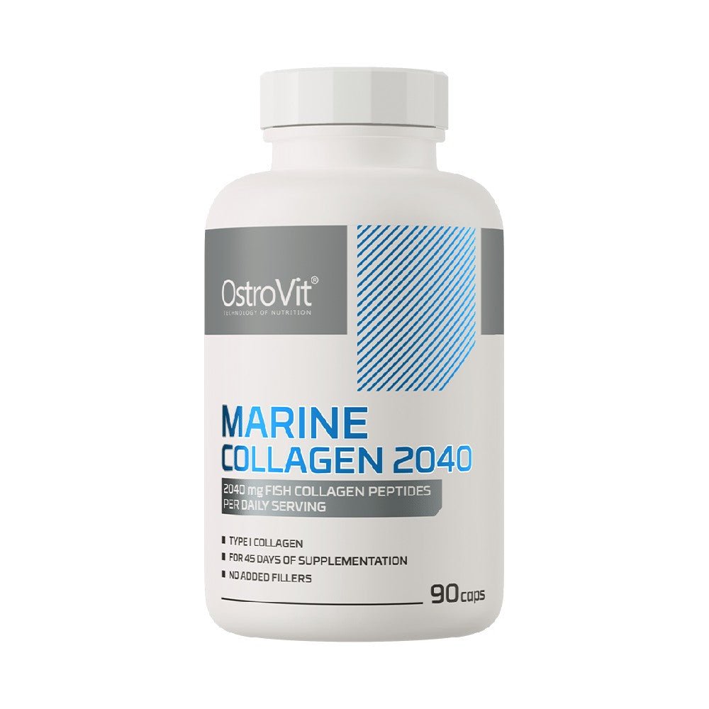 Colagen | Marine Collagen 2040mg, 90 capsule, Ostrovit, Supliment alimentar pe baza de colagen marin 0