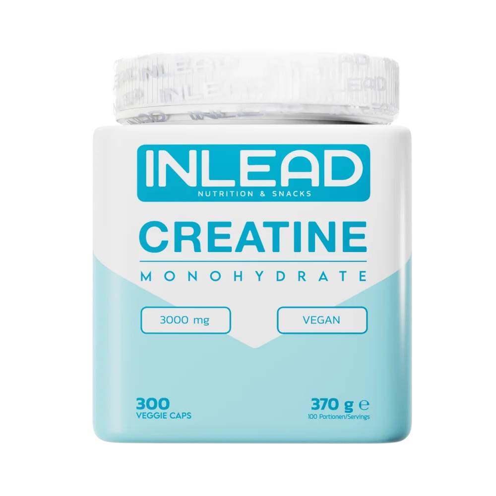 Creatina | Creatina monohidrata, 300 capsule, Inlead, Supliment crestere masa musculara 0