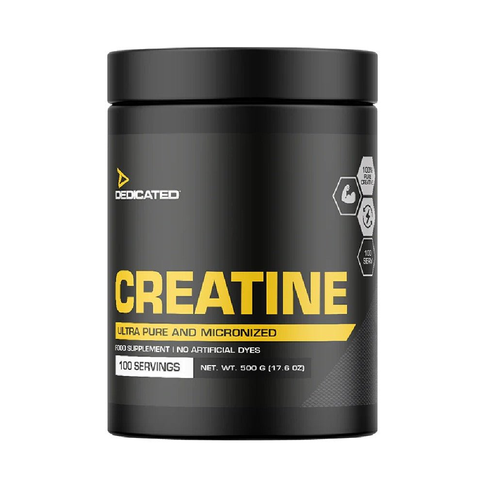 Black Friday - Reduceri Creatina monohidrata micronizata, pudra, 500g, Dedicated Nutrition, Supliment alimentar pentru crestere masa musculara Promotie 1