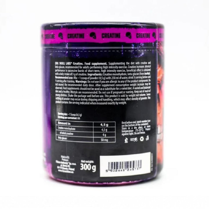 Creatina | Creatine, pudra, 300g, Skull Labs, Supliment crestere masa musculara 1