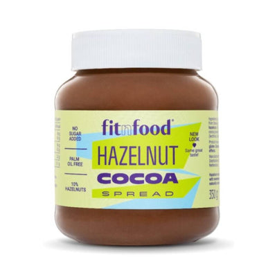 Alimente & Gustari | Hazelnut Cocoa Spread, 350g, Fitnfood, Crema tartinabila fara zahar 0