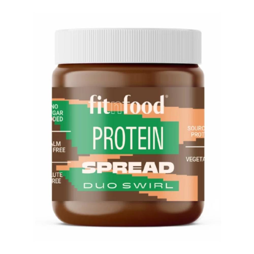 Black Friday - Reduceri Protein Spread, 250g, Fitnfood, Crema tartinabila proteica Duo swirl Promotie 1