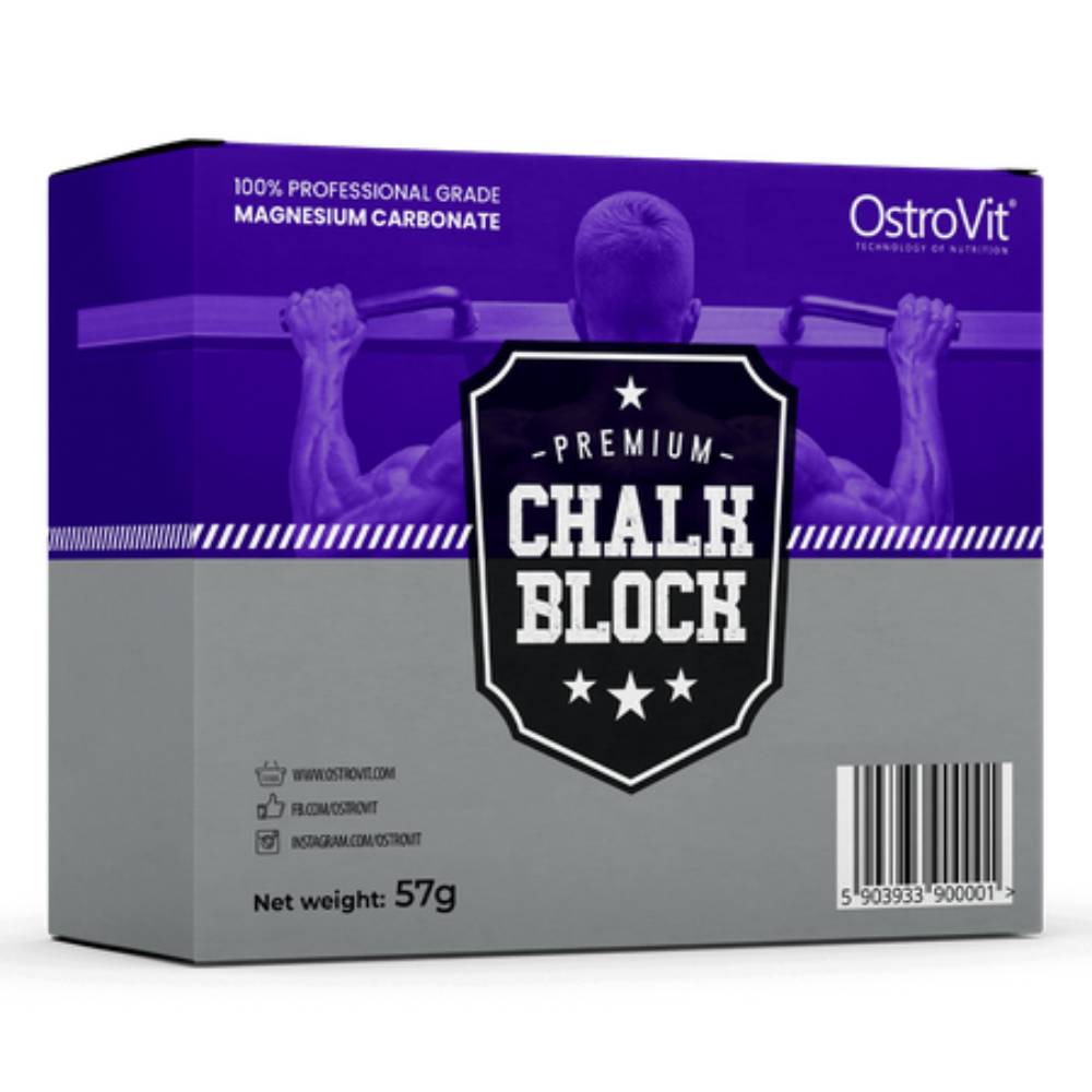 Black Friday - Reduceri Chalk Block 67g, Ostrovit, Carbonat de magneziu pentru aderenta mainii Promotie 1