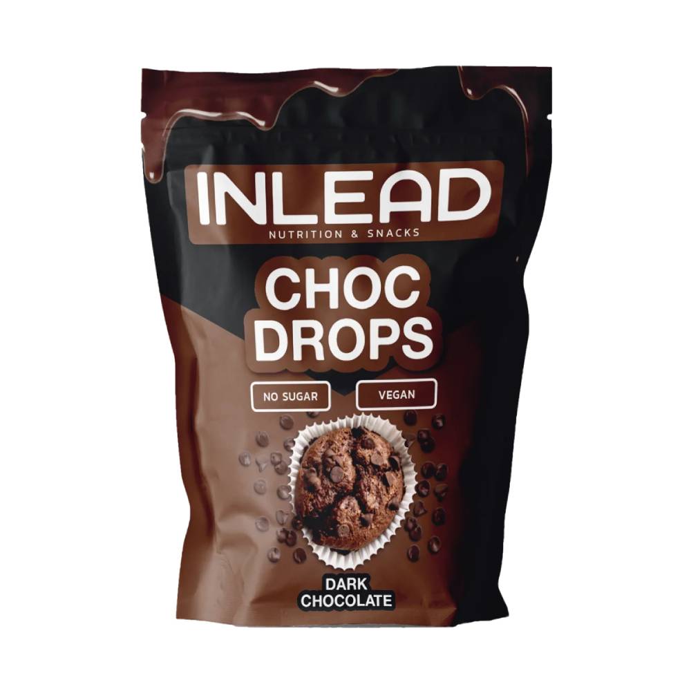 Black Friday - Reduceri Choc Drops 150g, Inlead, Desert dropsuri de ciocolata Dark Chocolate Promotie 1