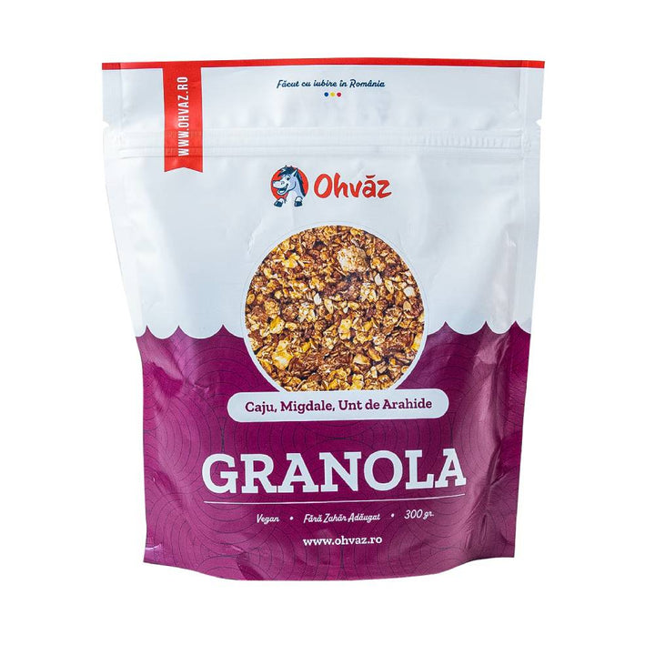 Dulciuri fara zahar | Granola Premium, 300g, Ohvaz, Cereale pentru mic dejun 0