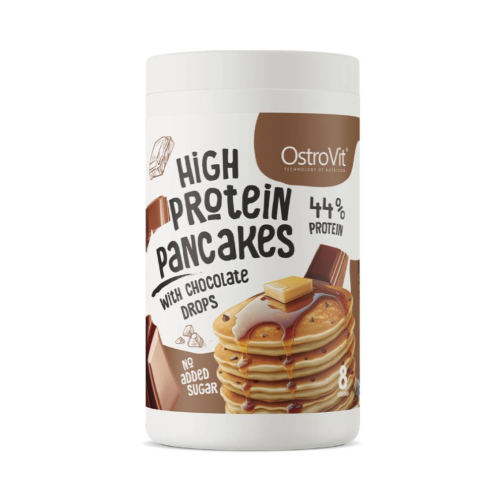 Alimente proteice | High Protein Pancakes pudra, 400g, Ostrovit, Mix pentru clatite proteice 1