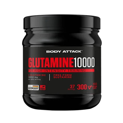Glutamina | Glutamina 10000, 300 capsule, Body Attack, Supliment alimentar aminoacizi 0