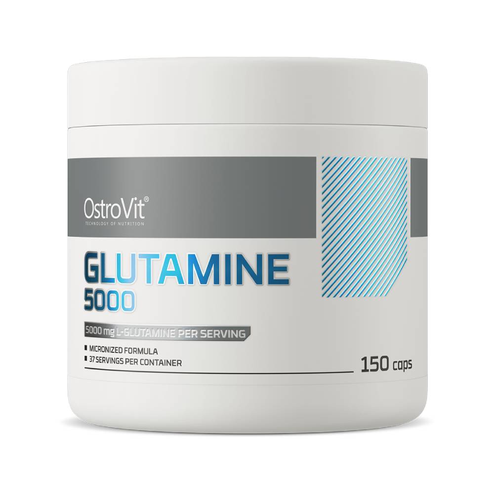 undefined | L-Glutamina 5000, 150 capsule, Ostrovit, Supliment alimentar pentru recuperare 0