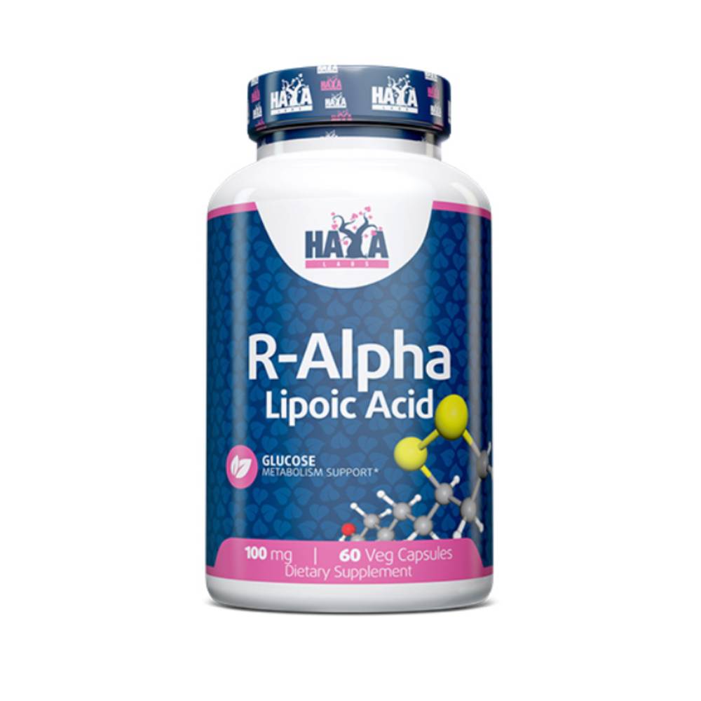 Black Friday - Reduceri Acid R - Alfa Lipoic 100mg, 60 capsule, Haya Labs, Supliment antioxidanti sportivi Promotie 1