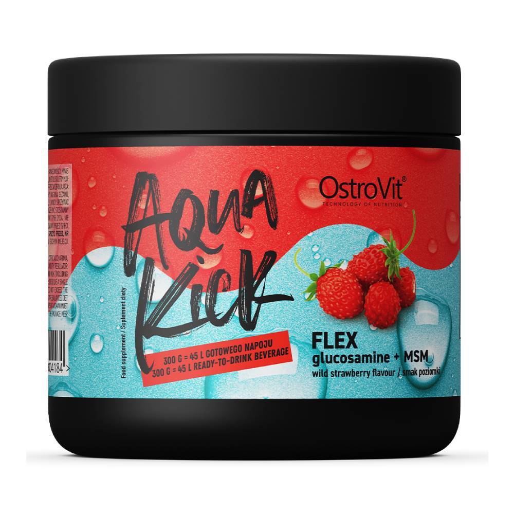 Decembrie la SUPER PRET | Aqua Kick Flex pudra, 300g, Ostrovit, Supliment alimentar pentru articulatii 0