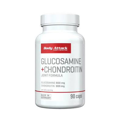 Body Attack | Glucozamina + Condroitina, 90 capsule, Body Attack, Supliment alimentar pentru oase si articulatii 0