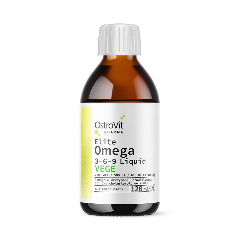 Acizi grasi Omega | Elite Omega 3-6-9 VEGE, lichid, 120ml, Ostrovit Pharma, Acizi grasi 0