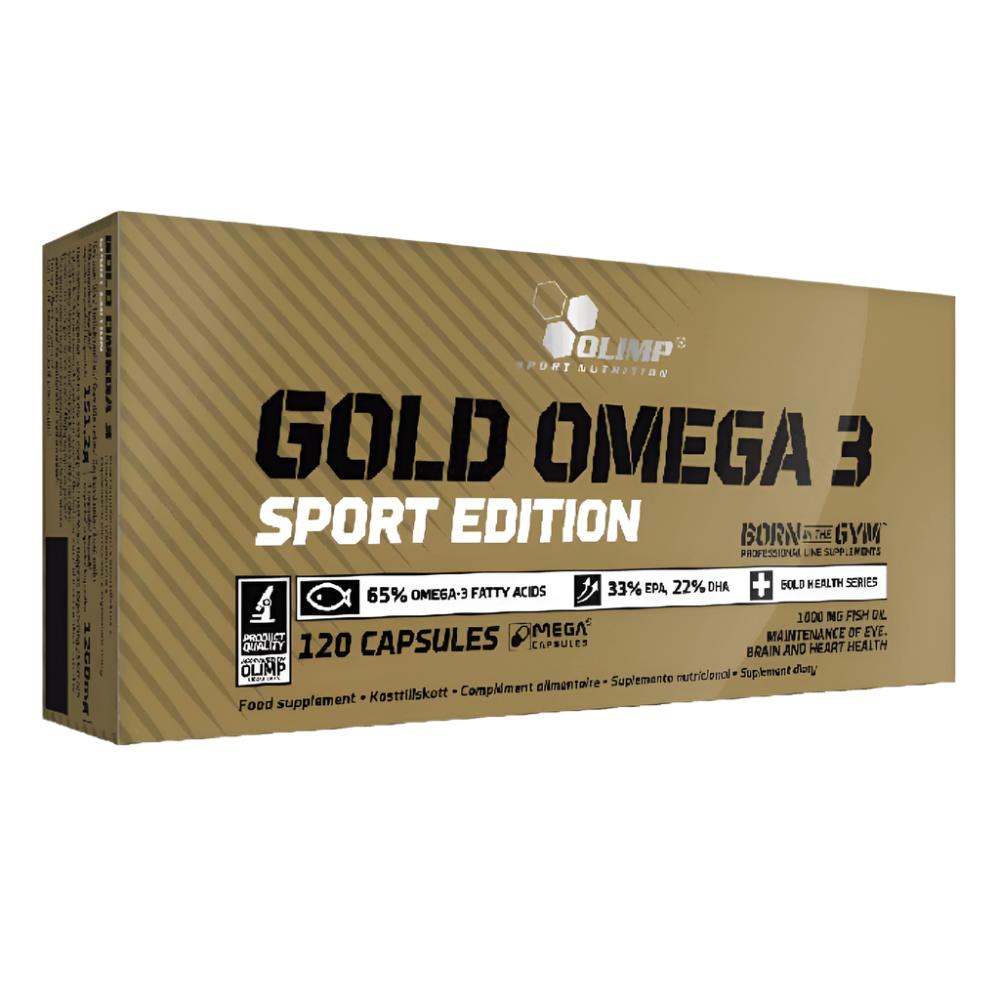 Black Friday - Reduceri Gold Omega 3 D+K, 120 capsule, Olimp, Acizi grasi din ulei de peste Promotie 1