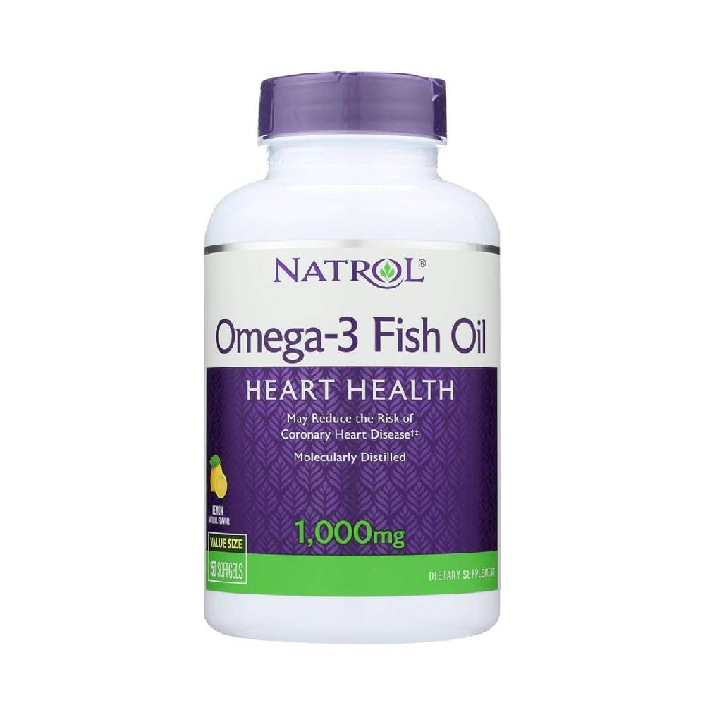 Acizi grasi Omega | Omega 3 1000mg, 150 capsule moi, Natrol, Acizi grasi din ulei de peste 0