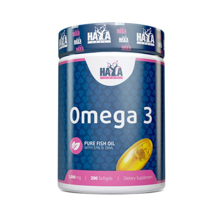 Black Friday - Reduceri Omega 3 1000mg, 200 capsule, Haya Labs, Acizi grasi din ulei de peste Promotie 1