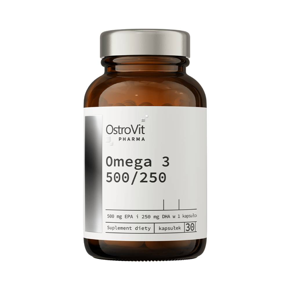 Black Friday - Reduceri Omega 3 500/250, 30 capsule, Ostrovit Pharma, Acizi grasi din ulei de peste Promotie 1