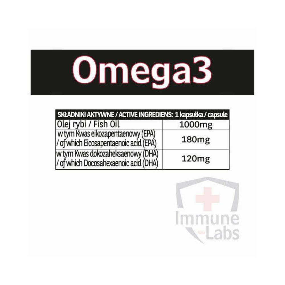 Acizi grasi Omega | Omega 3, 90 capsule, Immune Labs, Acizi grasi din ulei de peste 1