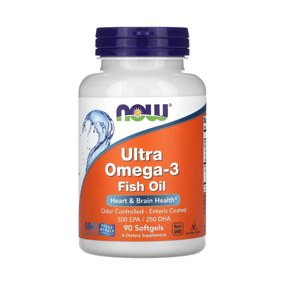 Black Friday - Reduceri Omega 3 90 capsule moi, Now Foods, Acizi grasi din ulei de peste Promotie 1