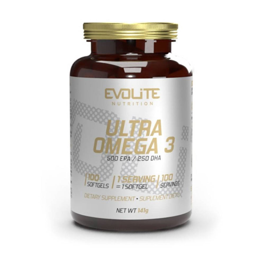 Omega Ultra Omega 3 1000mg, 100 capsule, Evolite Nutrition, Acizi grasi din ulei de peste 1