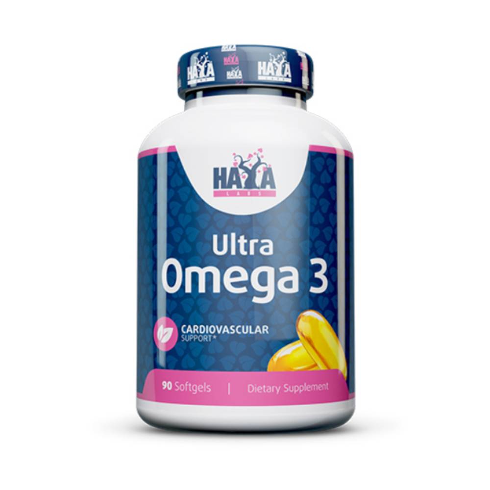 Black Friday - Reduceri Ultra Omega 3, 90 capsule moi, Haya Labs, Acizi grasi din ulei de peste Promotie 1