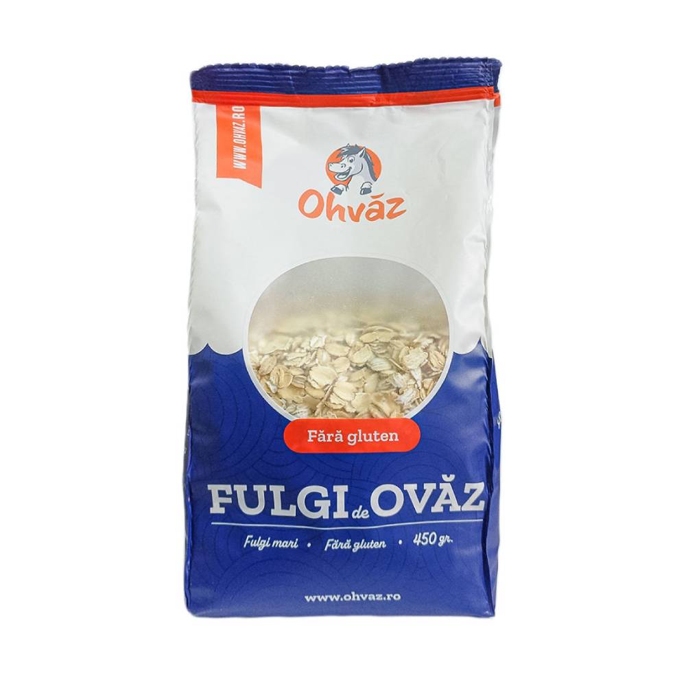 Black Friday - Reduceri Fulgi de ovaz, 450g, Ohvaz, Fara gluten Promotie 1