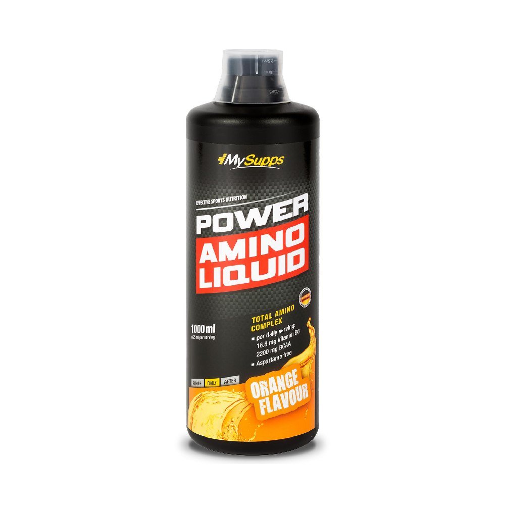 Power Amino Liquid, 1L, MySupps, Aminoacizi pentru recuperare 1