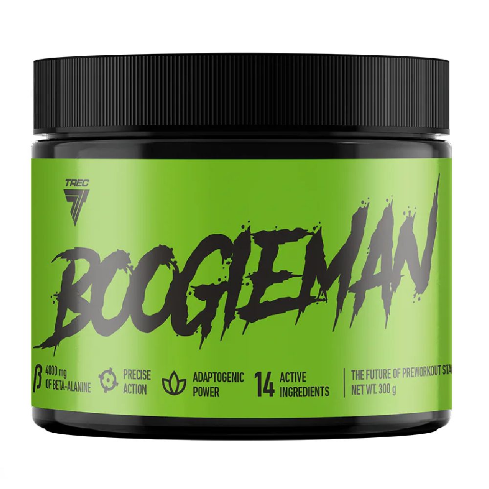 Black Friday - Reduceri Boogieman pudra, 300g, Trec Nutrition, Pre - workout cu cofeina Grapefruit - Lime Promotie 1