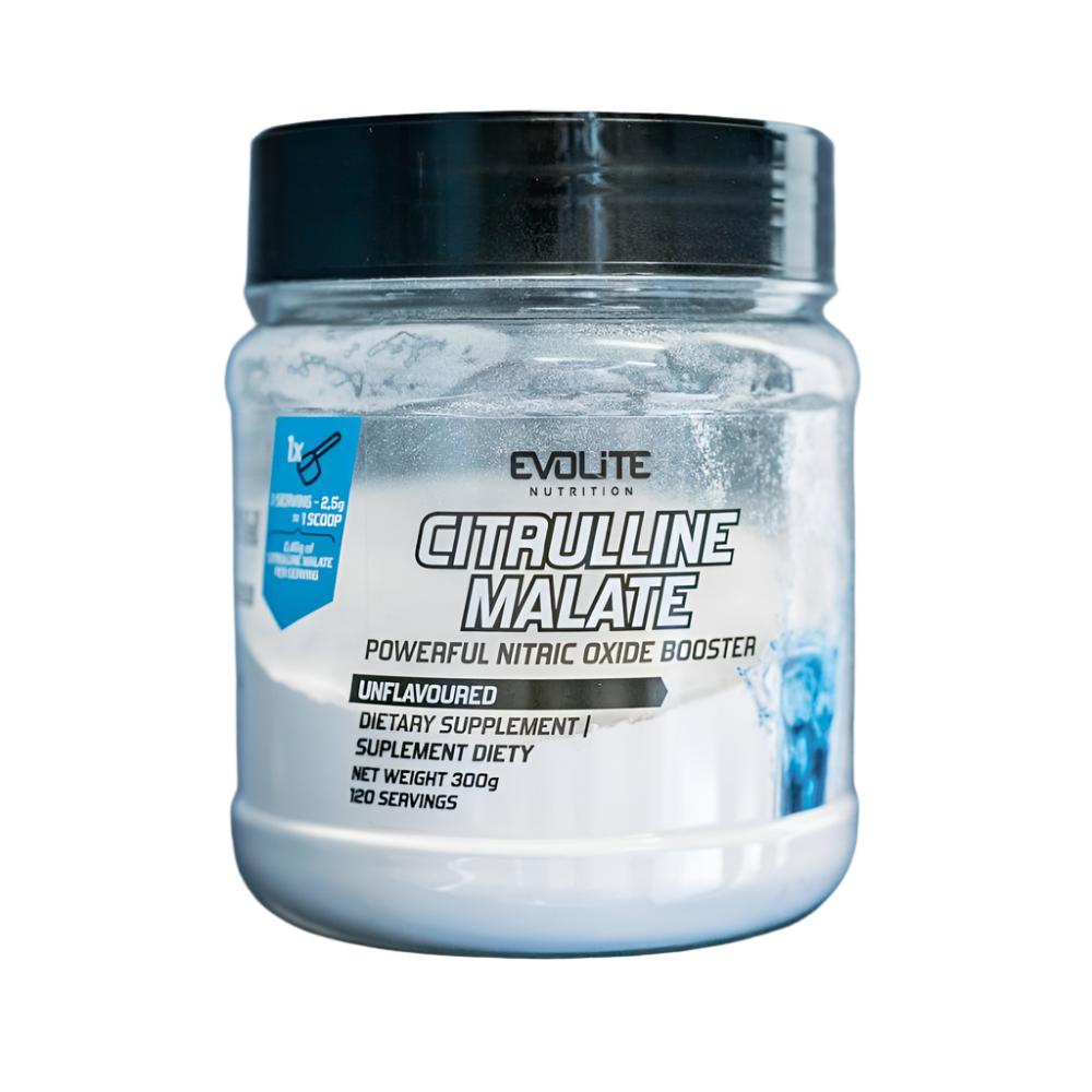 Pre - workout Citrulina Malat pudra, 300g, Evolite Nutrition, Supliment alimentar pre - workout Unflavoured 1