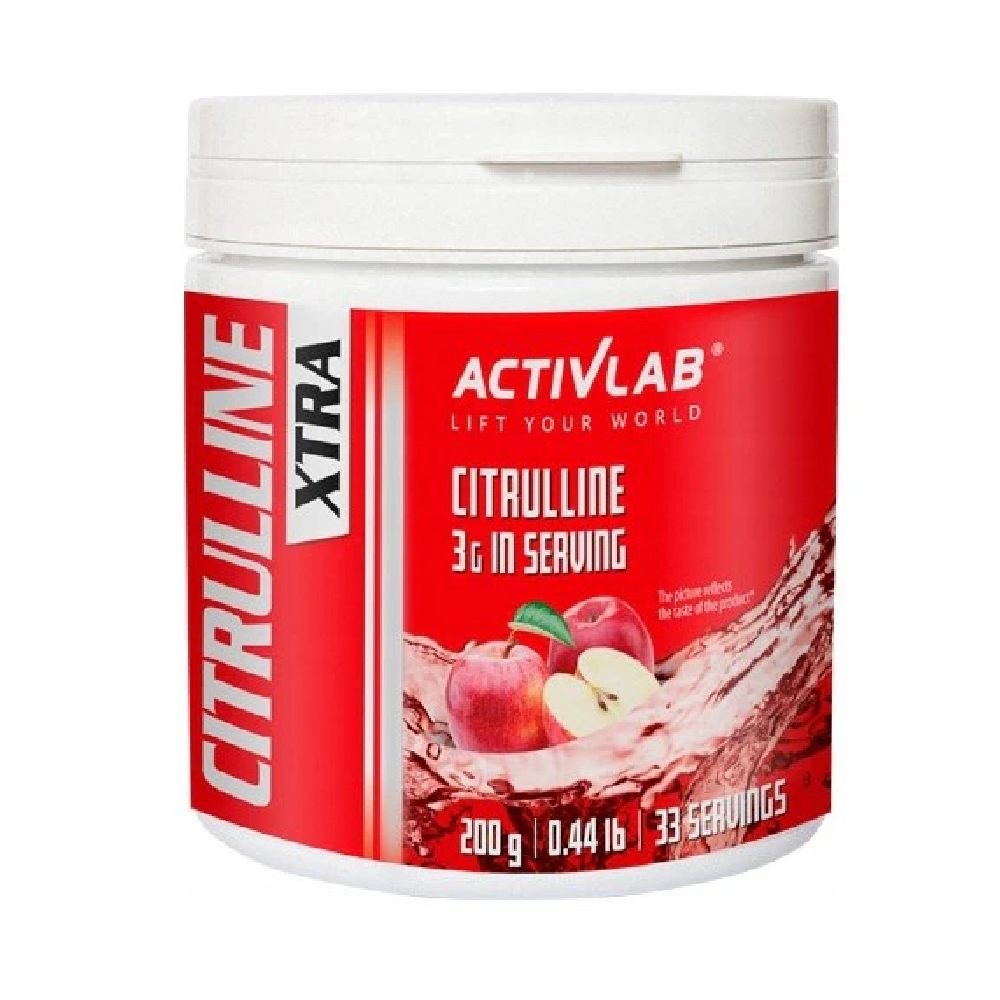 Black Friday - Reduceri Citrulline Xtra, 200g, pudra, Activlab, Oxid nitric Apple Promotie 3