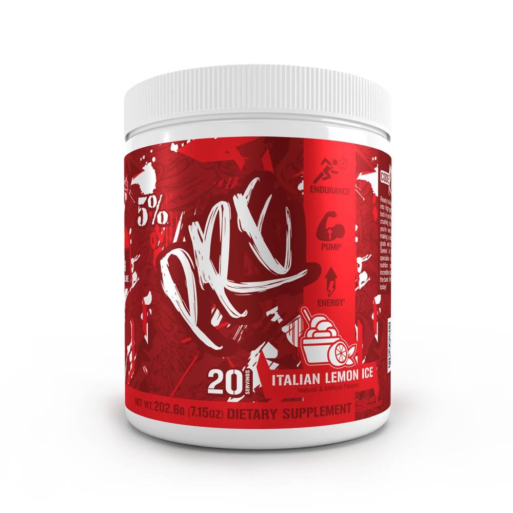 5% Nutrition - Rich Piana | Code Red Pre pudra, 188,6g, 5 Percent Nutrition, Supliment alimentar pre-antrenament 0