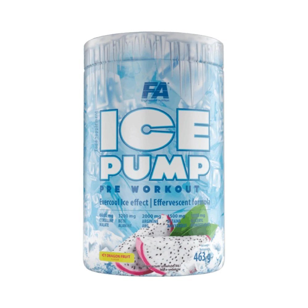 Suplimente antrenament | Ice Pump, pudra, 463g, Fitness Authority, Supliment alimentar pre-workout cu cofeina 1