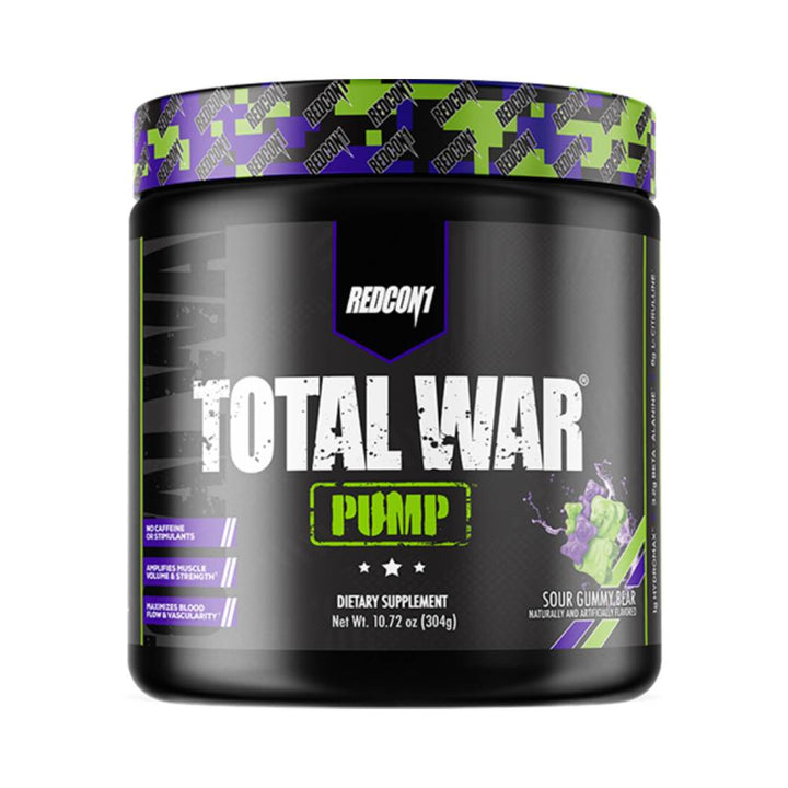 Black Friday - Reduceri Total War Pump pudra, 304g, Redcon1, Supliment alimentar pre - antrenament Sour Gummy Bear Promotie 5