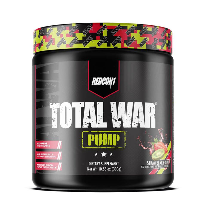 Black Friday - Reduceri Total War Pump pudra, 304g, Redcon1, Supliment alimentar pre - antrenament Strawberry Kiwi Promotie 1