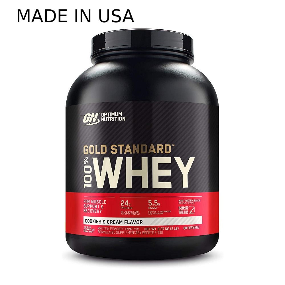 Optimum Nutrition | 100% Whey Gold Standard (Made in USA), pudra, 2,26kg, Optimum Nutrition, Supliment crestere masa musculara 0