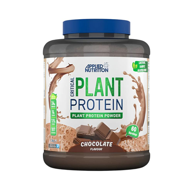 Proteine Critical Plant Protein pudra, 1.8kg, Applied Nutrition, Proteina vegetala Strawberry 1